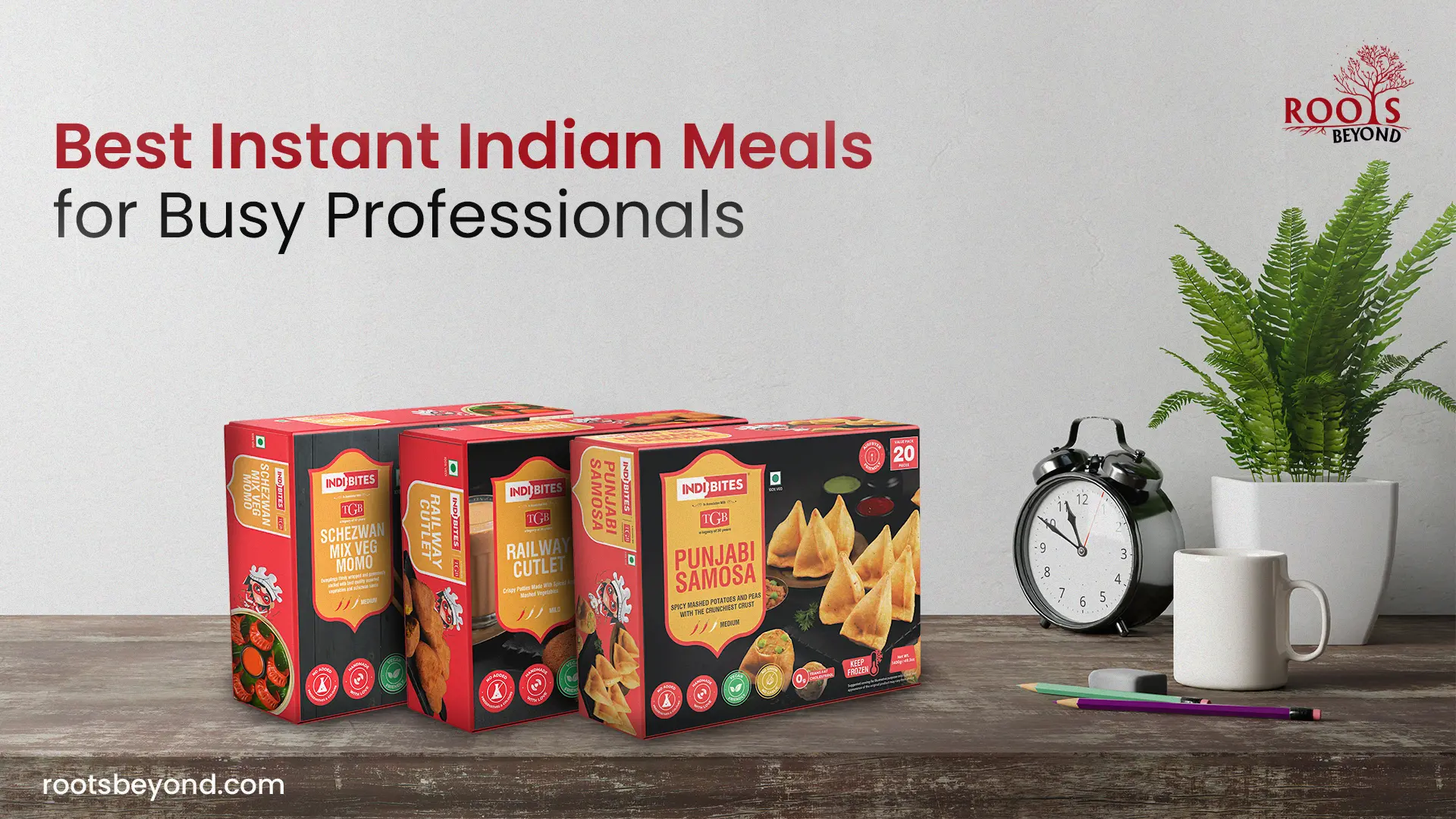 Ready-to-eat instant Indian meals for busy professionals